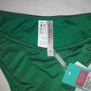 Seafolly Green  Bathing Suit bottom